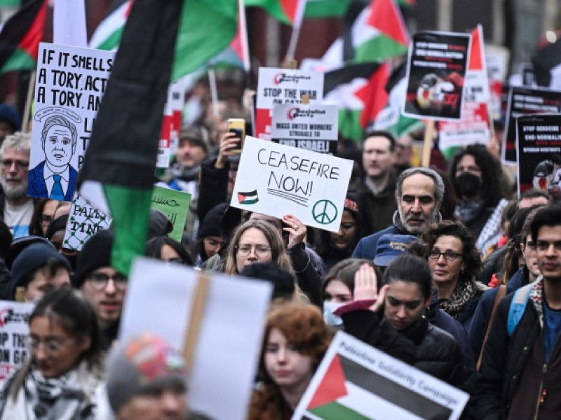 Por sexta semana consecutiva cientos de miles marchan en el mundo por Palestina