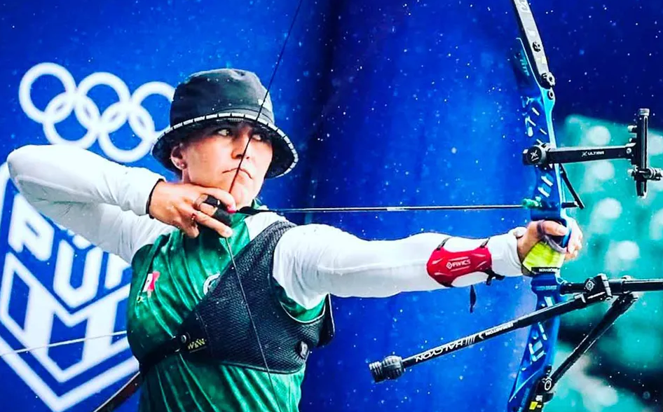 Aída Román molesta por quedar fuera en la prueba individual En Tiro con arco en los Panamericanos