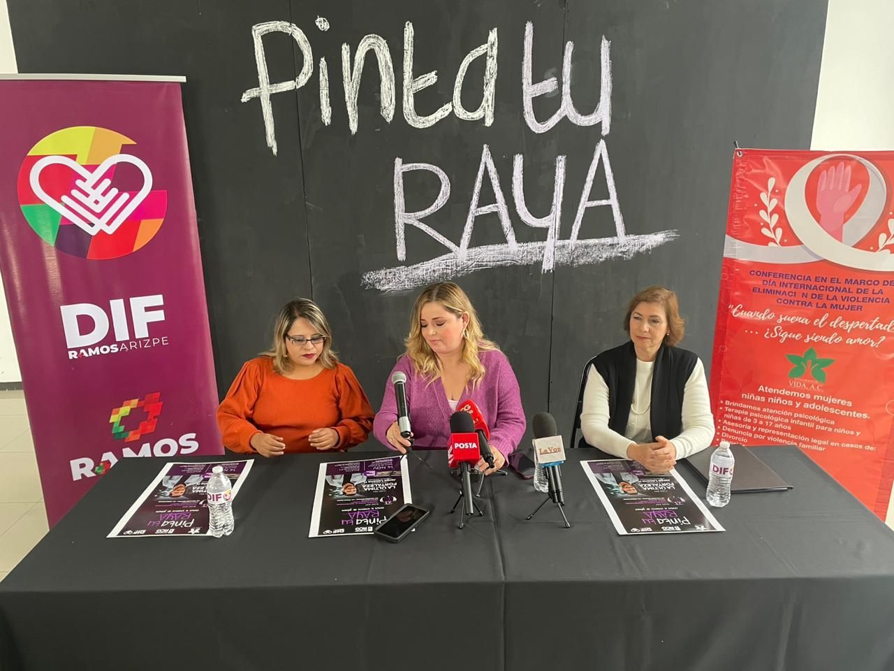 “Pintan la raya” contra la violencia en Ramos