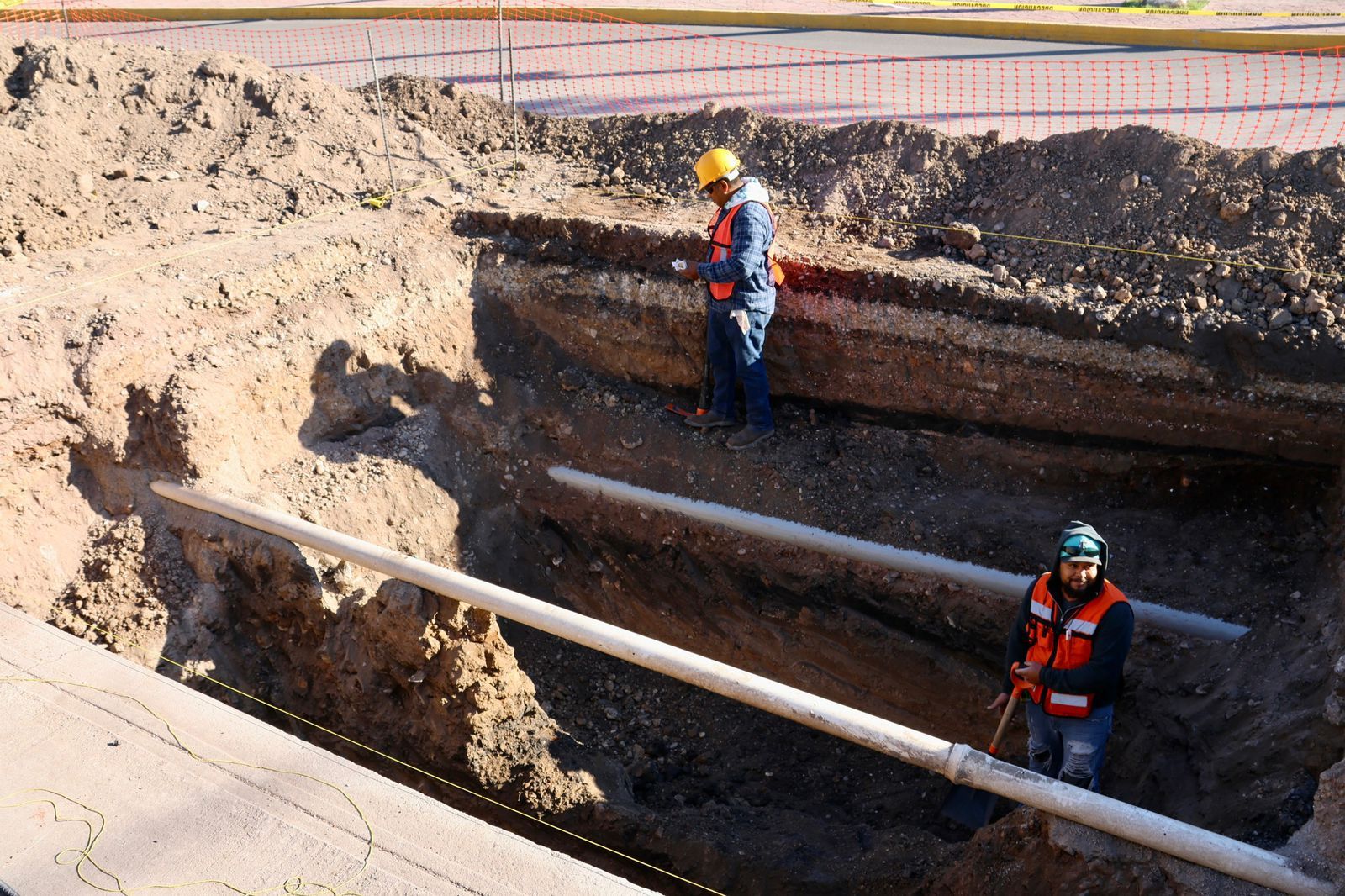 Avanza la construcción de cárcamo en Sabinas