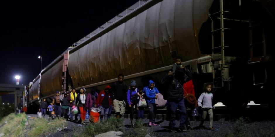 Bajaron de trenes 35 mil migrantes