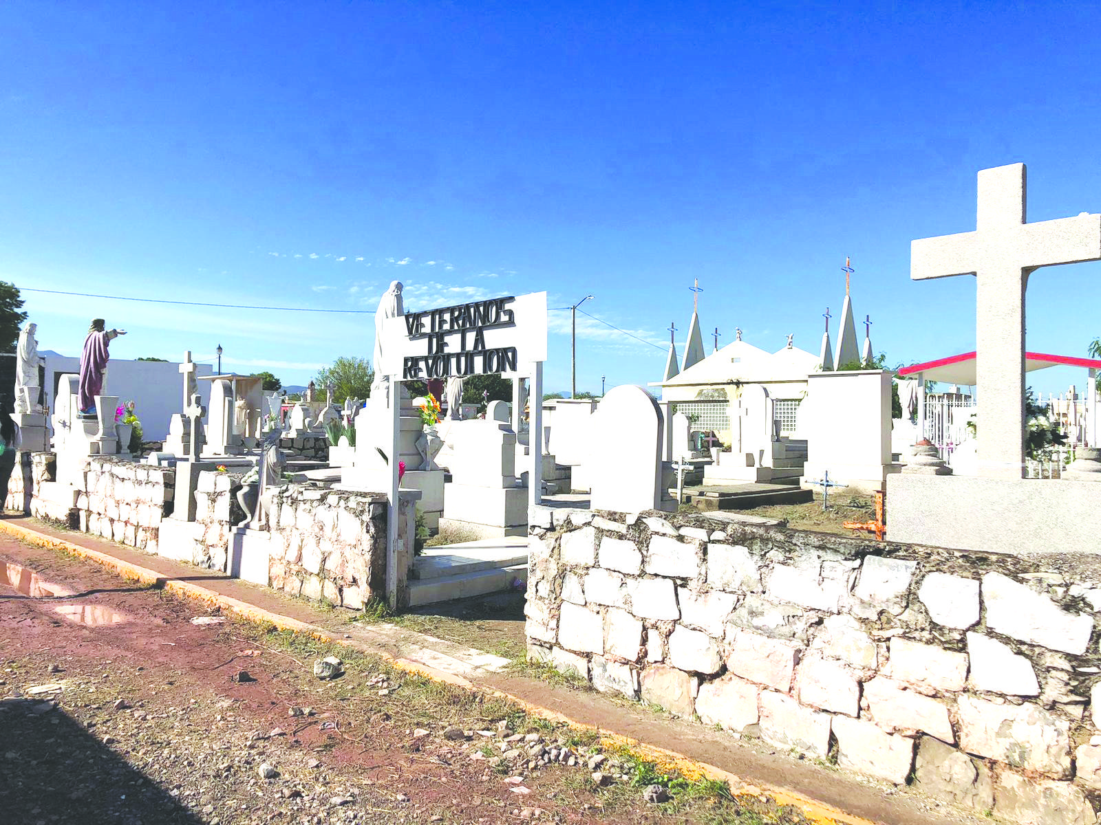 En completo abandono tumbas de los veteranos