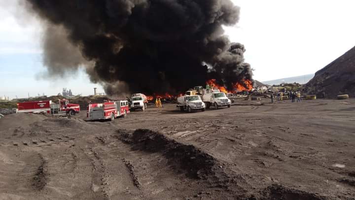 INICIA CACERÍA POR INCENDIO EN AHMSA Elementos de la AIC-FGE abren investigaciones contra chatarreros