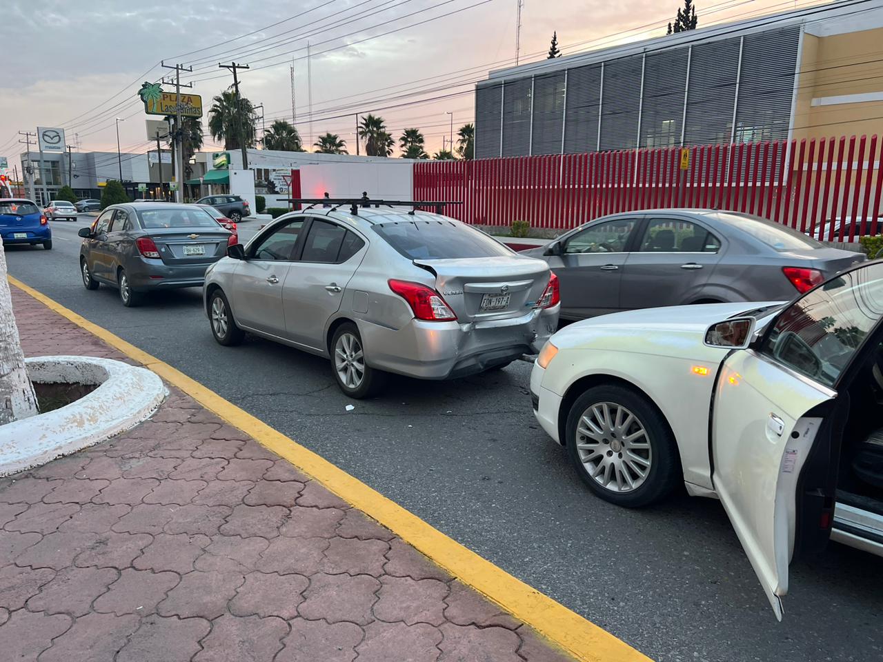Choque por alcance en boulevard Pape