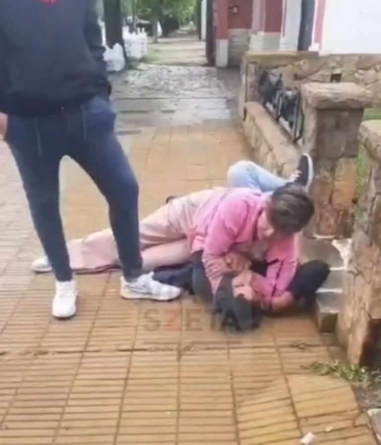 Con patada de karateca, enfermera somete a delincuente y lo entrega a las autoridades: VIDEO