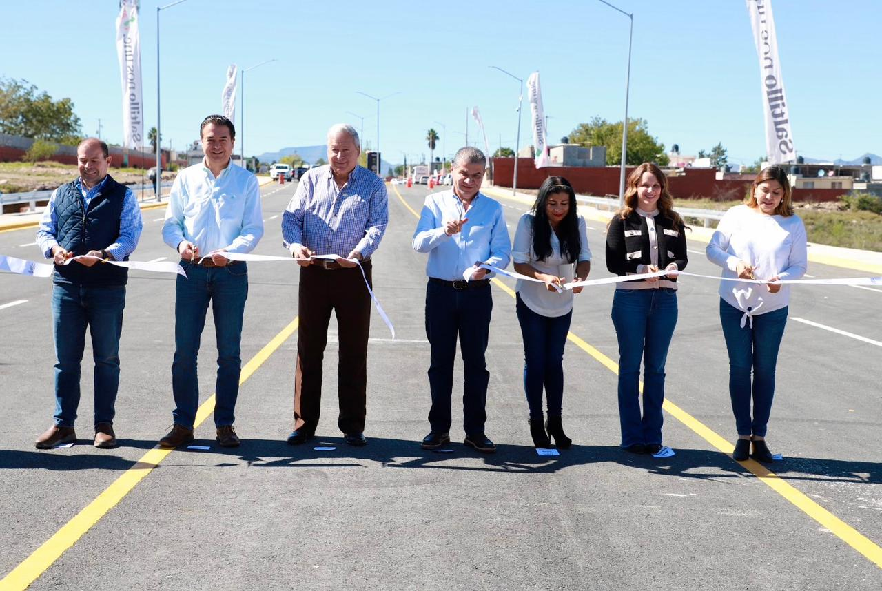 Compromiso cumplido: entregan puente vehicular alcalde y gobernador