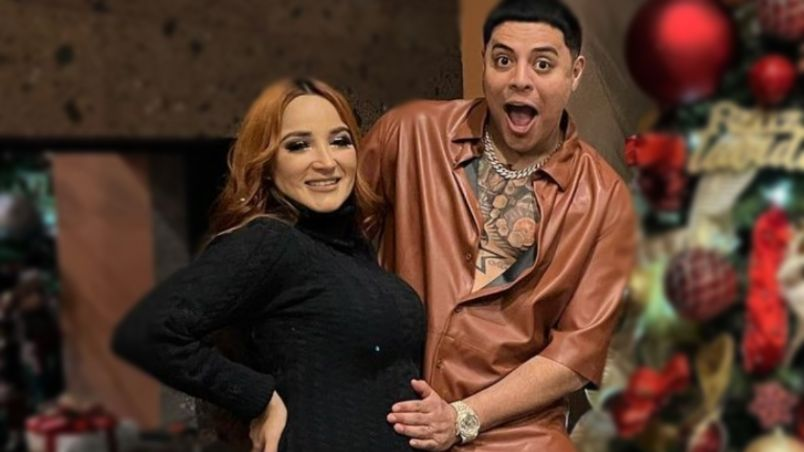 Daisy Anahy revela el rostro del su bebé con Eduin Caz por accidente