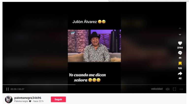 Julión Álvarez se burla de Paola Rojas y de Luz Elena González; “amarra navajas” le dicen en redes: VIDEO