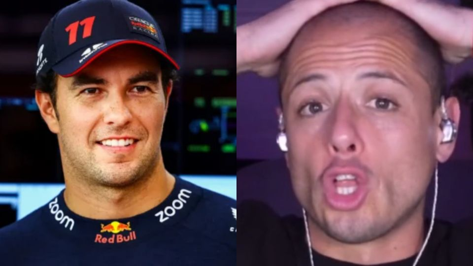 Chicharito reta a Checo Pérez, le envía un fuerte mensaje: «yo sería mejor piloto que tú»