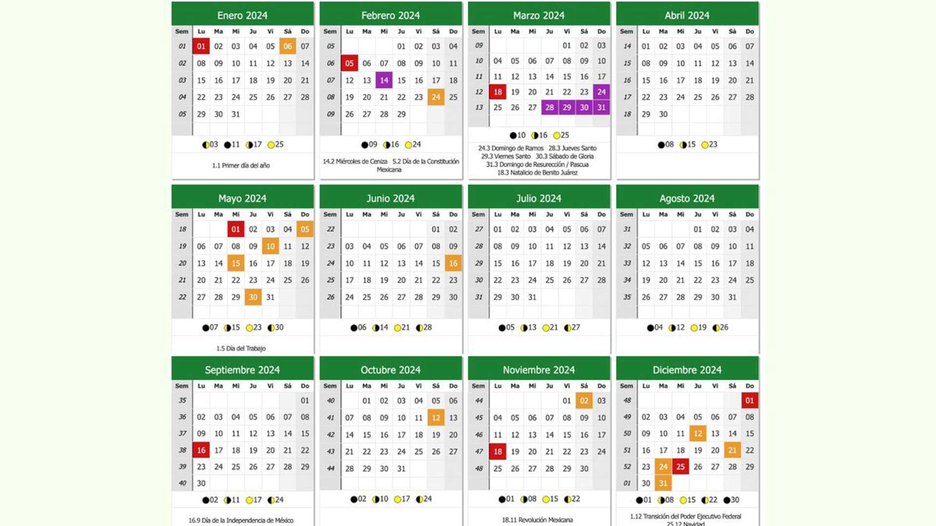 Calendario laboral 2024: Estos son todos los DÍAS FESTIVOS y puentes del próximo año