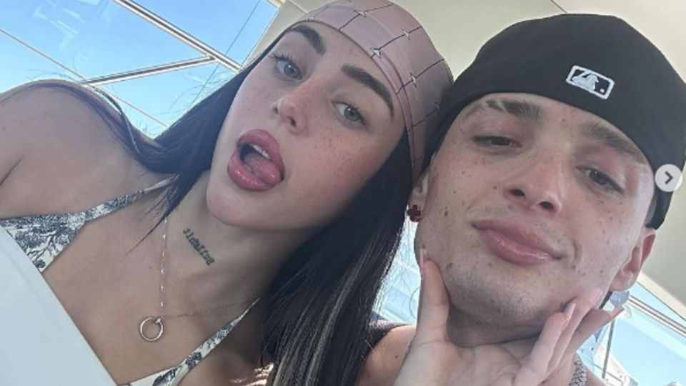 Vidente asegura que Peso Pluma y Nicki Nicole serán papás y él responde: “vamos al país de mamá”