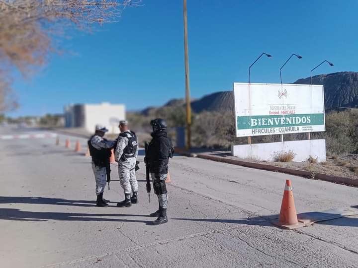 SUPERVISAN AGENTES DE GN MINERAL DE HÉRCULES