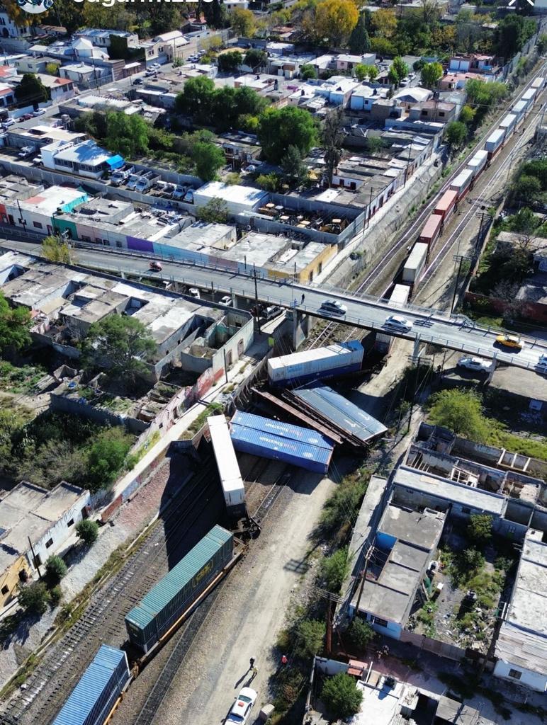 Se descarrilan seis vagones de carga Pertenecientes a Canadian Pacific Kansas City de México