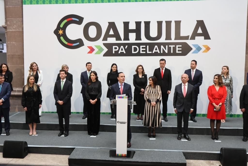 PRESENTA MANOLO GABINETE ESTATAL Señala: Haremos de Coahuila el mejor lugar para vivir
