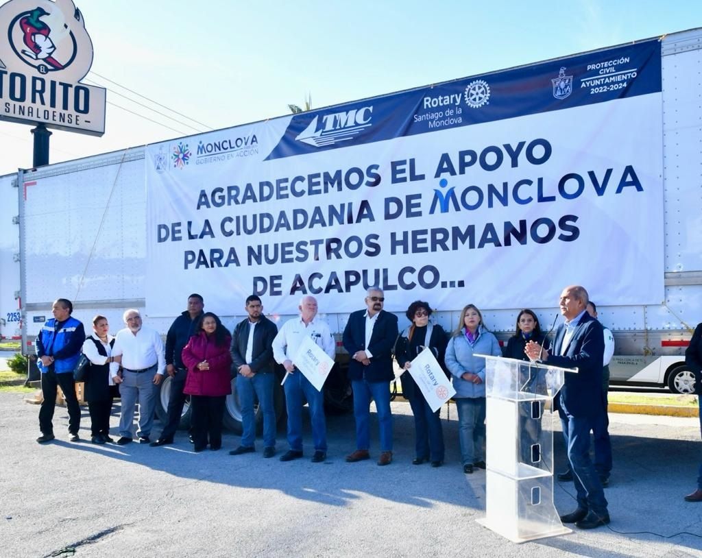 Solidaria Monclova con los damnificados de Otis