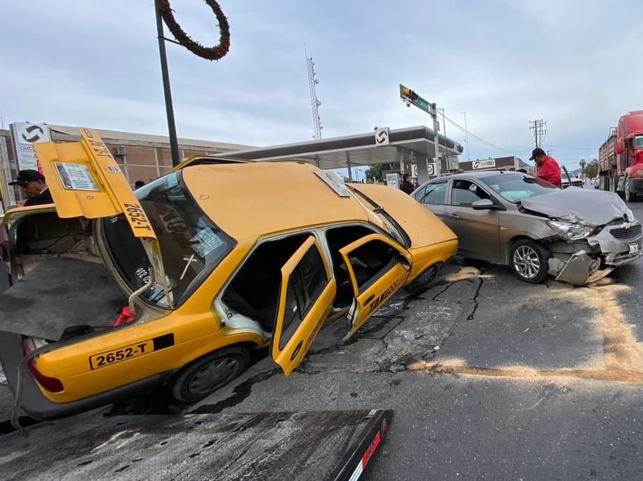 Fuerte choque en zona centro