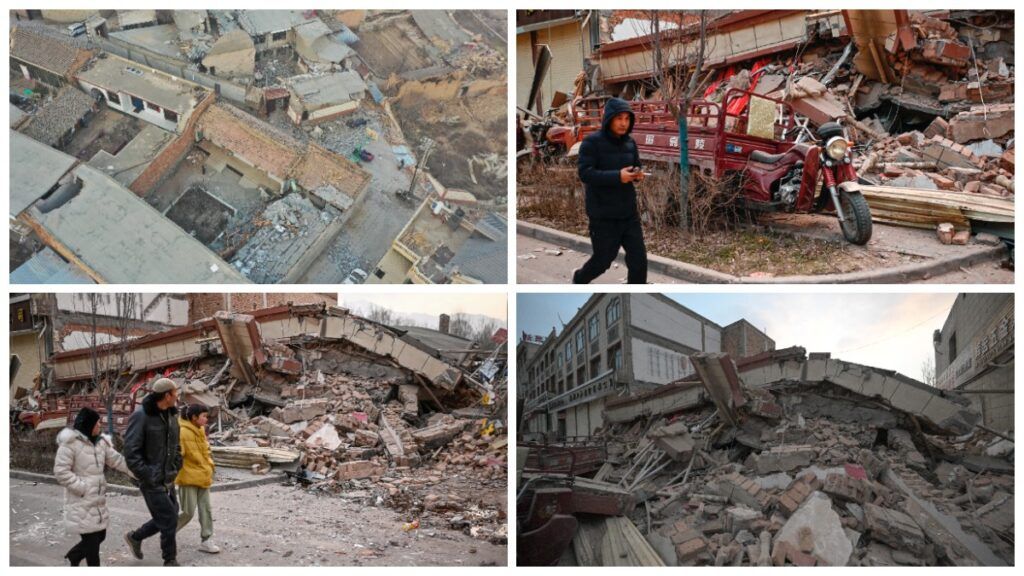 Temblor en China suma 127 personas muertas