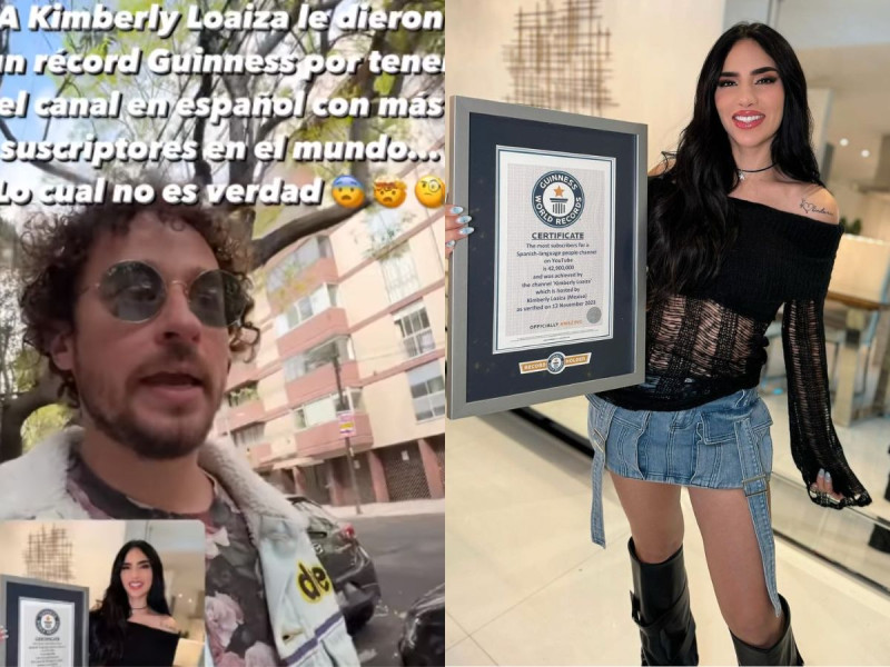Luisito Comunica cuestiona a récord Guinness por reconocer a Kimberly Loaiza