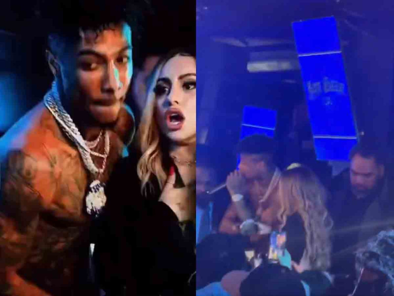 VIDEO. Rapero arrastra a fan al escenario, la tira al suelo y ordena al público patearla