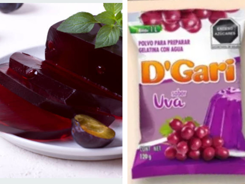 ¡Cuidado con gelatina D’Gari sabor uva! Profeco advierte de riesgo al comerla