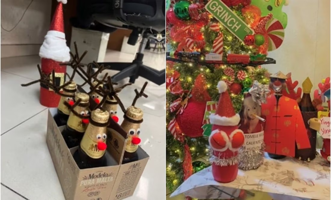 TikTok: Las mejores «caguamas decoradas» para esta Navidad