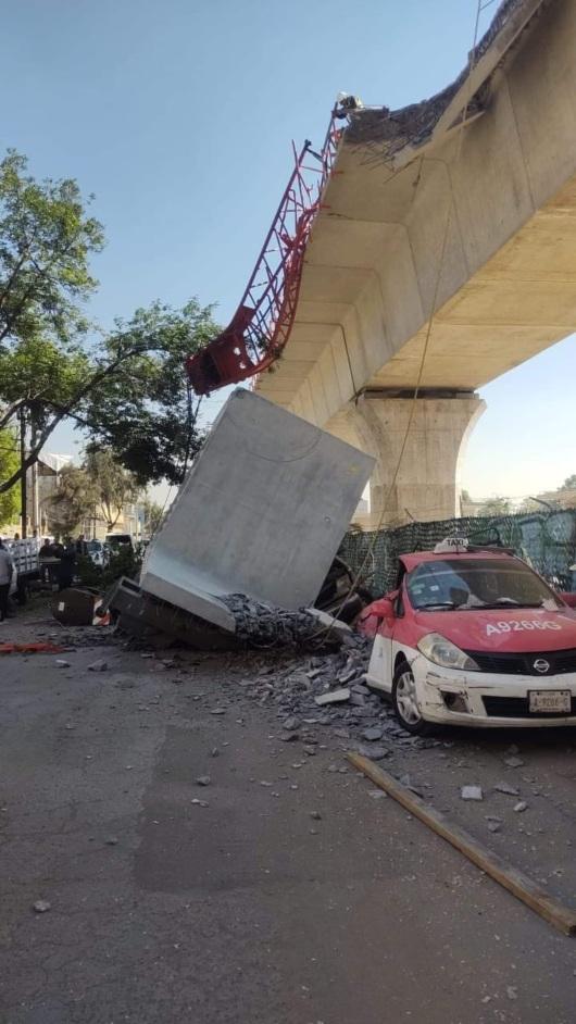 Oposición arremete contra Morena por caída de dovela del Tren Interurbano