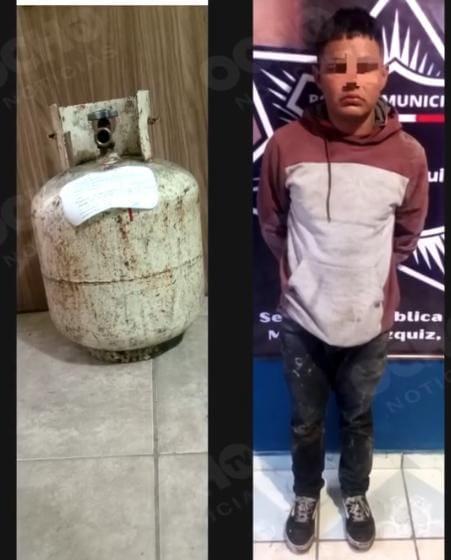 Vecinos detienen y amarran a ratero