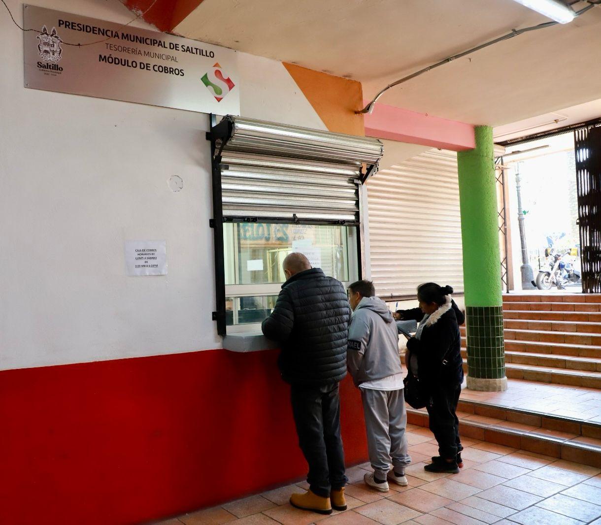 Ubica los 12 módulos para pagar predial