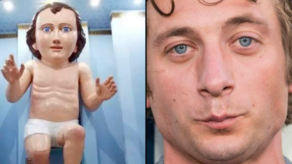 Confunden al novio de Rosalía con el Niño Dios gigante de Zacatecas