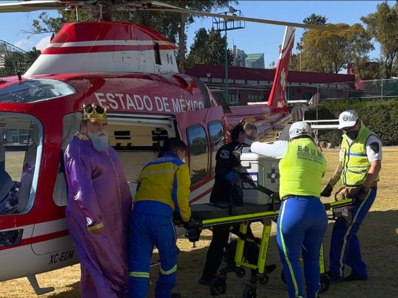 Reyes Magos llevan hígado para trasplante al Hospital General de México