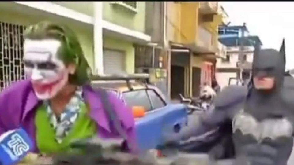 VIDEO: Batman y El Guasón salen a defender las calles de Ecuador en plena crisis de violencia