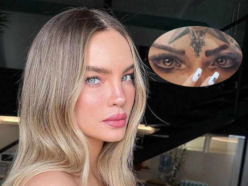 Belinda reaparece en redes y comparte foto de sus ojos; aseguran podría ser indirecta al tatuaje de Nodal