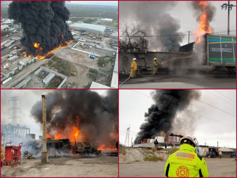 VIDEO: Explosión en una fábrica de Nuevo León habría dejado un muerto