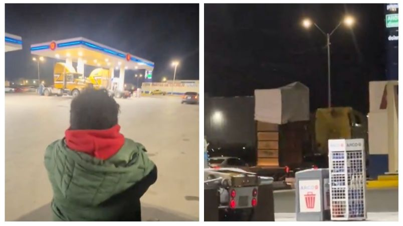 VIDEO: Niños se emocionan y lloran al encontrarse con jirafa Benito en una gasolinera