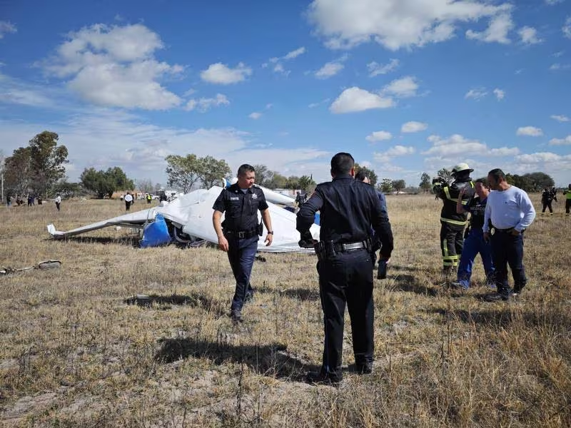 Avioneta se desploma en Aguascalientes: Hay dos heridos