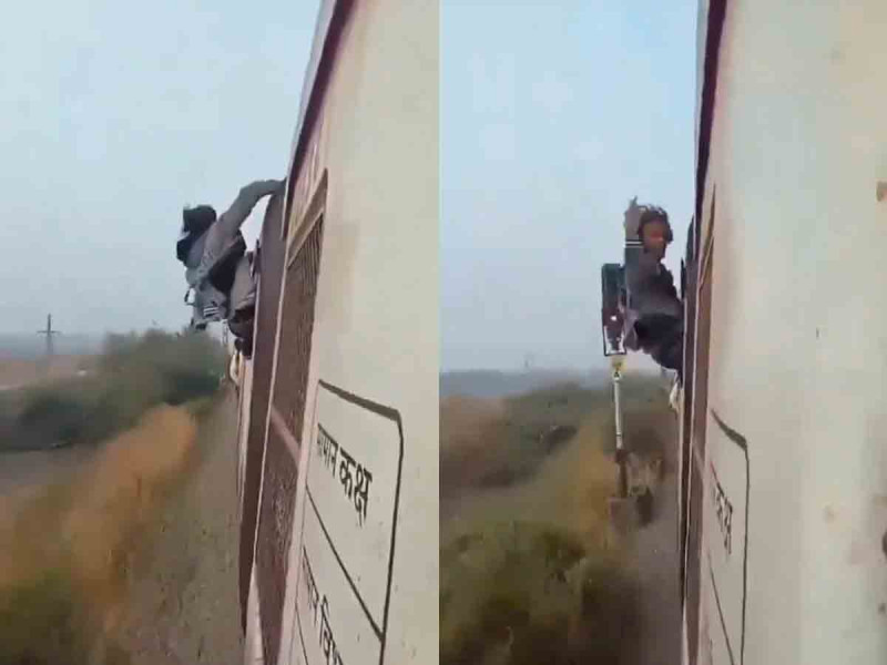 VIDEO. Joven sufre terrible accidente al grabar un video para TikTok sobre un tren en marcha