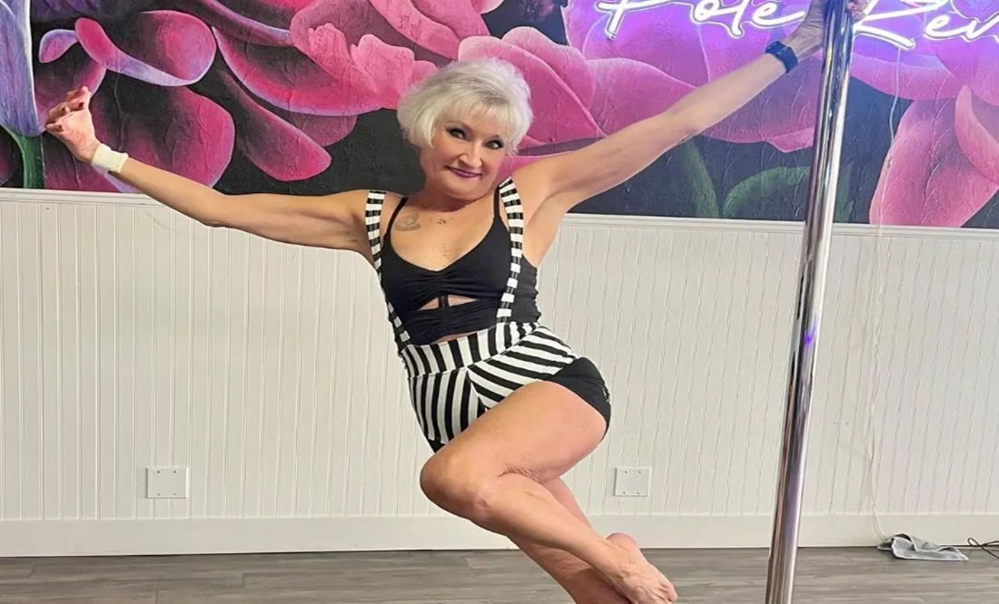 Abuelita se libra de prejuicios y cumple su sueño: ser bailarina de pole dance