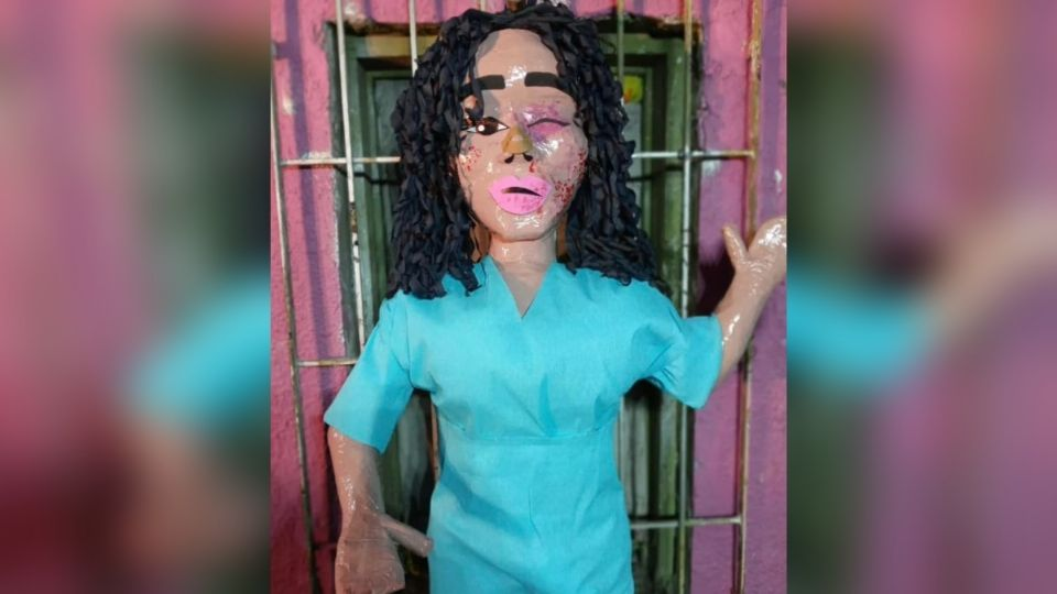 Piñata de Paola Suárez golpeada desata fuertes críticas en redes sociales