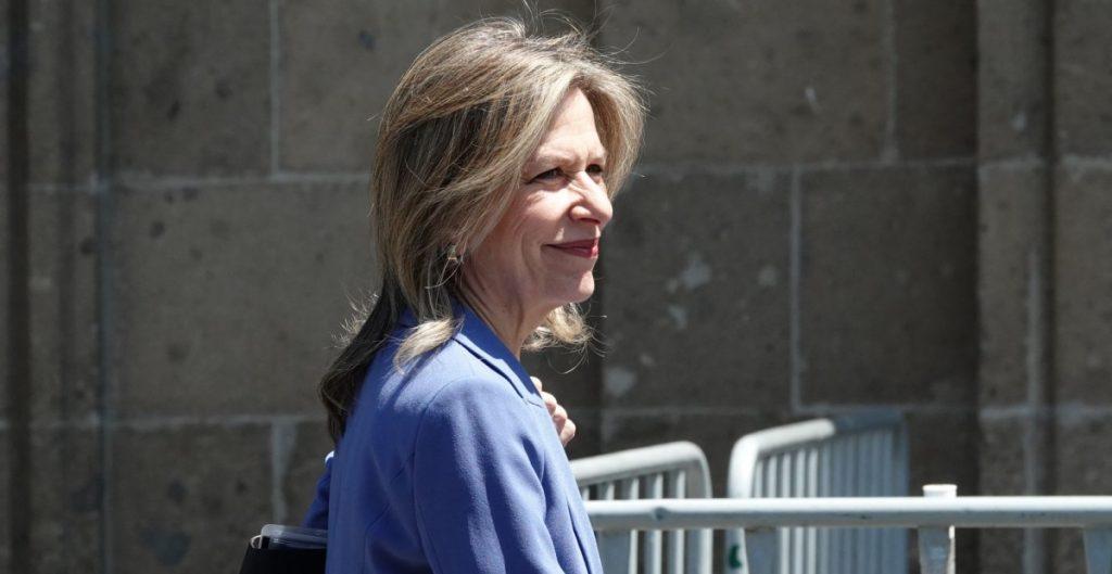 AMLO se reúne con asesora en materia de Seguridad de la Casa Blanca, Elizabeth Sherwood-Randall en Palacio Nacional