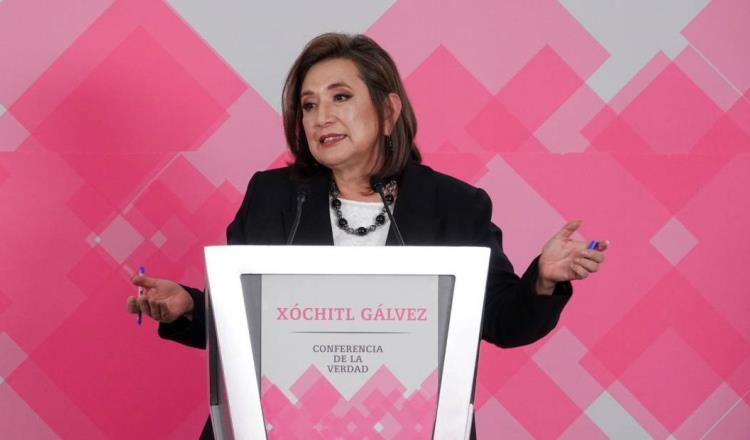 El candidato es el Presidente: Xóchitl Gálvez reta a AMLO a un debate en inglés