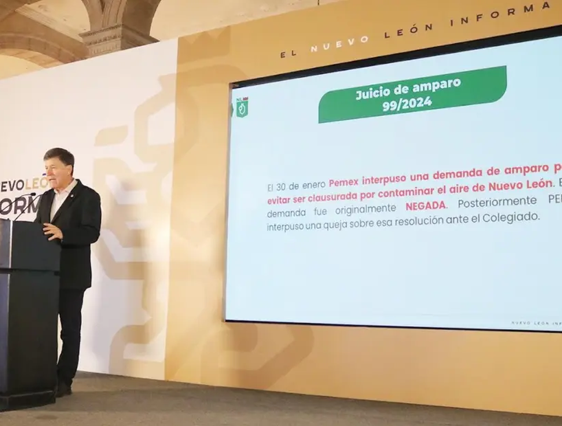 Otorgan amparo a Pemex para evitar el cierre de la refinería de Cadereyta por contaminación excesiva en Nuevo León
