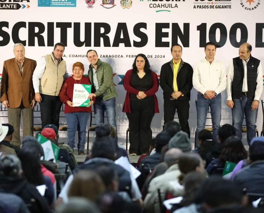 Entregaremos más de mil escrituras en estos primeros 100 días: Manolo