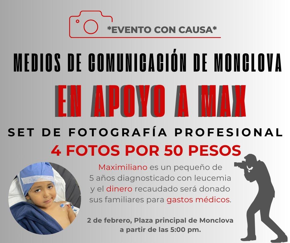 Apoyarán medios al pequeño Max