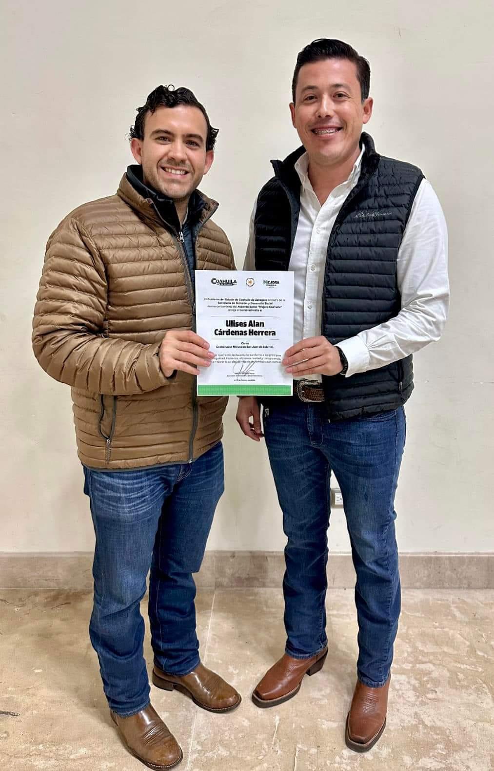 Optan por Ulises Cárdenas como coordinador de Mejora