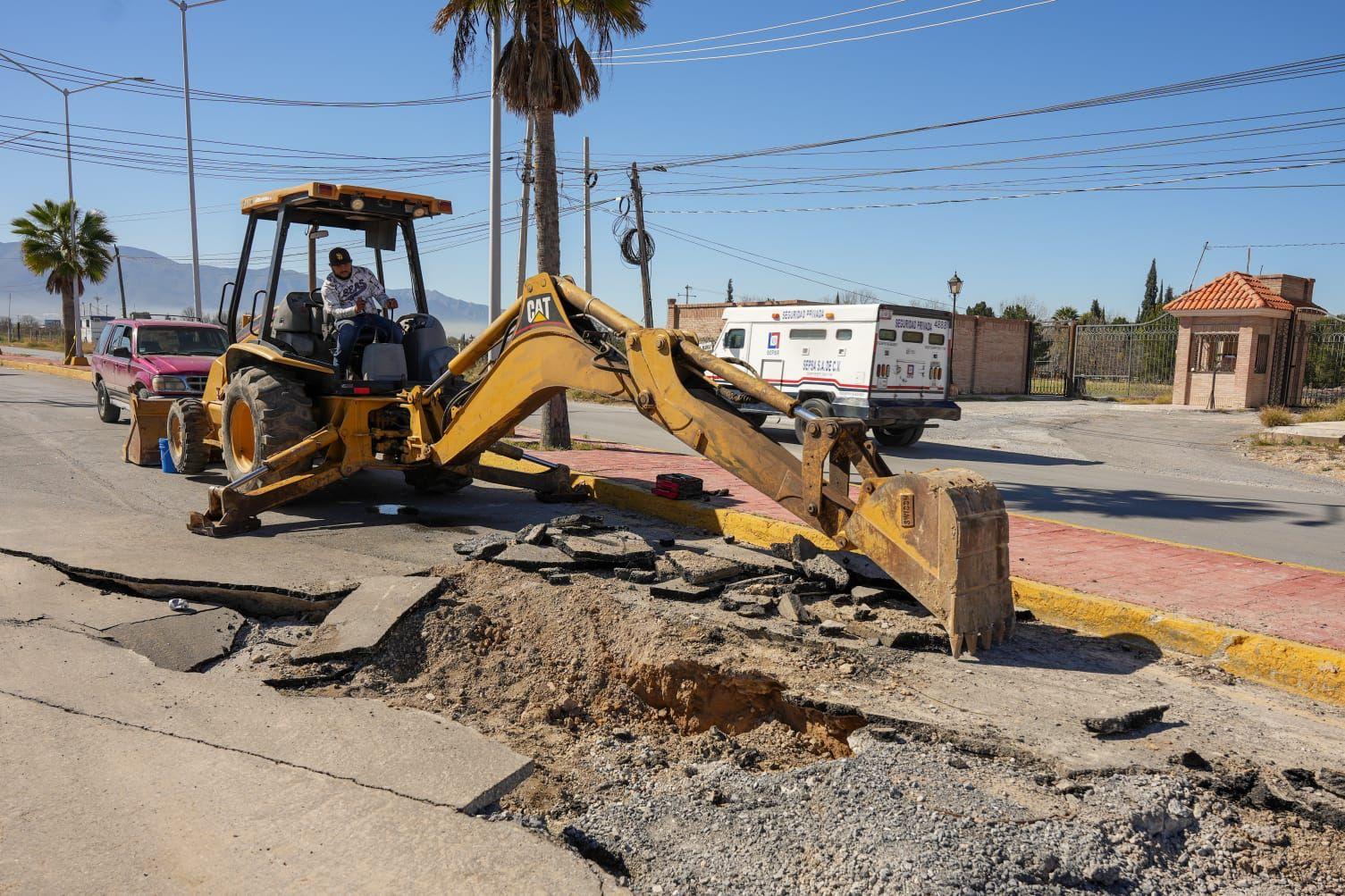 Comienza reparación de calzada Salto del Agua