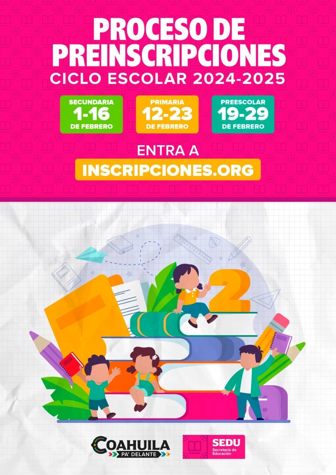 Arranca ciclo de preinscripciones