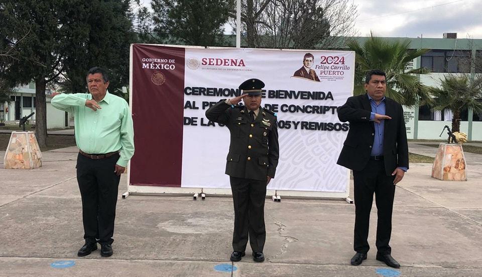 Da Sedena bienvenida a jóvenes conscriptos