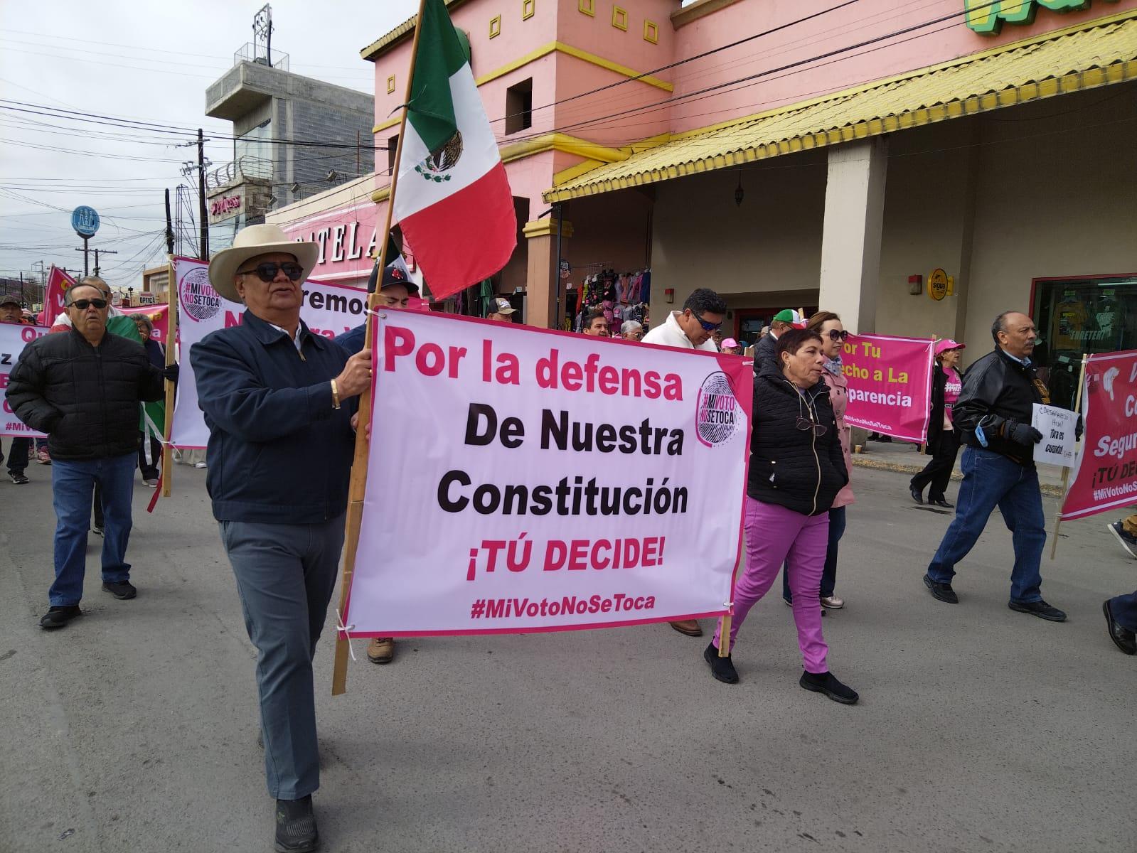 Realizan en Monclova la “Marcha por Democracia”