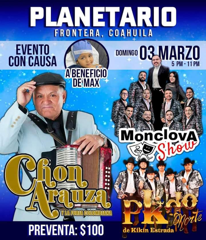 Solidarios músicos con pequeño Max