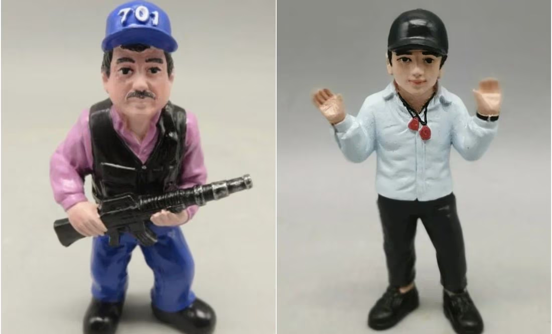 La tienda de muñecos «coleccionables» que vende figuras de Ovidio y «El Chapo» Guzmán hasta en mil 700 pesos